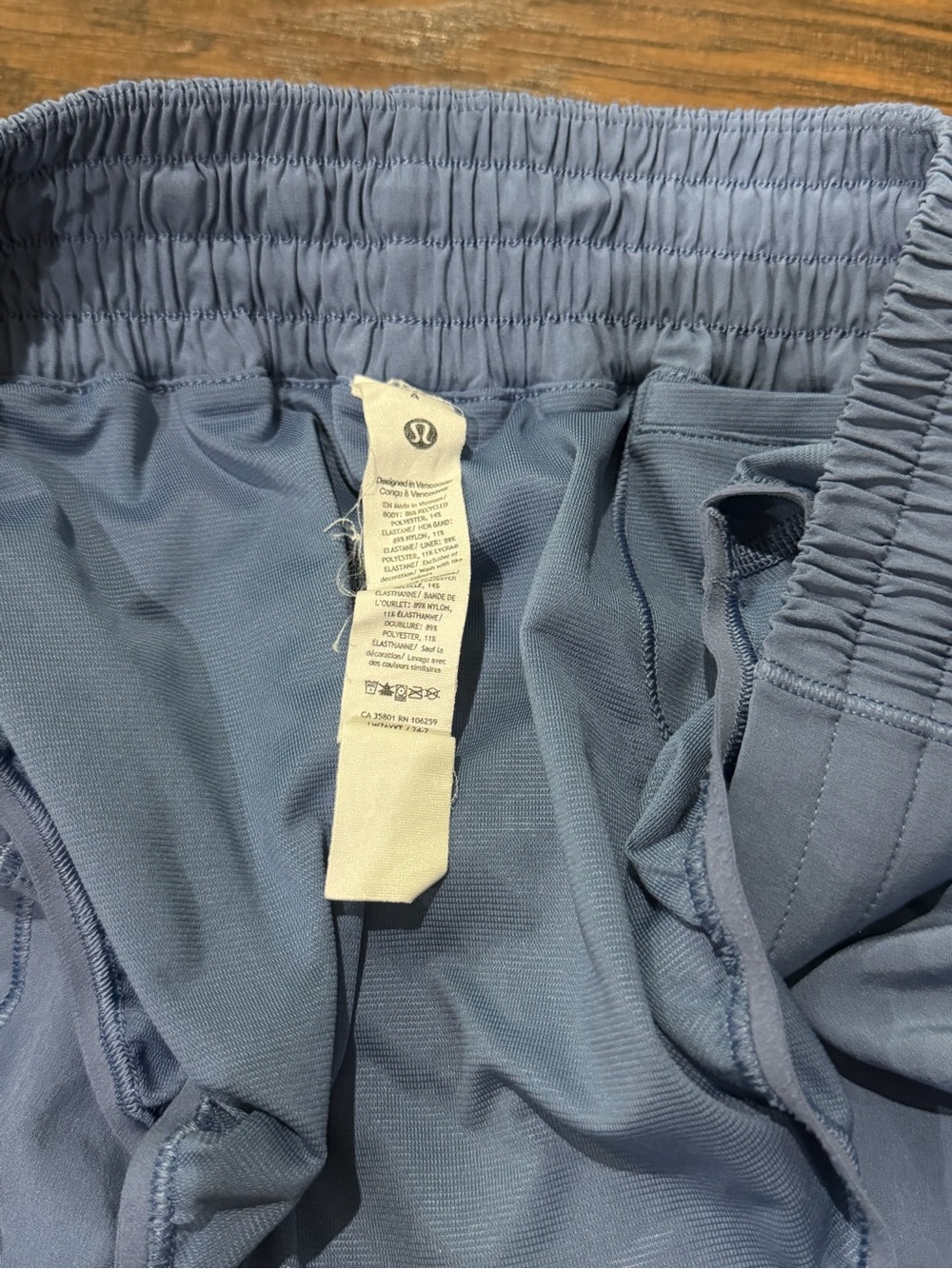 lululemon athletica Women's Blue Color Shorts Size 4 - Picture 9 of 12